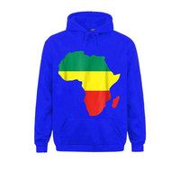 Sudadera con Capucha Personalizada de Manga Larga para Hombre, Talla Grande, Estilo Africano Reggae, Color Verde, Amarillo y Rojo, Divertida Sudadera Rasta