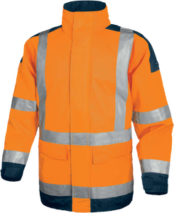 Parka imperméable universel Deltaplus EASYVIEW, alliant résistance et chaleur modérée pour une visibilité jour et <span class=keywords><strong>nuit</strong></span> - Product Image 1