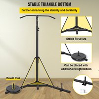 Support de boxe avec cadre en acier Sac de boxe Speedball et support de boîte à plate-forme Équipement d'entraînement