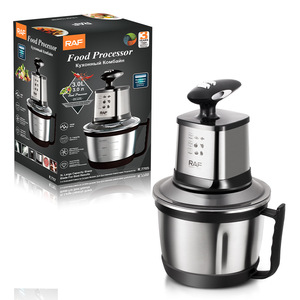 Picadora de Carne Multifuncional para el Hogar, de Acero Inoxidable, 3L, Picadora de Alimentos, Trituradora de Ñame, Procesador de Alimentos con Asa - Product Image 5