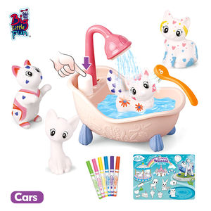 Kit de peinture de bain <span class=keywords><strong>chat</strong></span> lavable bricolage PVC animaux Graffiti jouets pour les tout-petits jouets de <span class=keywords><strong>dessin</strong></span> - Product Image 3