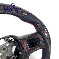 Volant personnalisé en fibre de carbone forgée rouge pour Dodge RAM 1500 TRX SLT SRT 2500 3500 4500 2010-2017