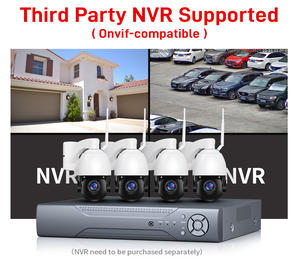 Rscamtom في الهواء الطلق HD 8MP عدسة واحدة 50x تكبير بصري CMOS كشف الحركة اتجاهين الصوت سحابة للفناء إنذار صوتي للمراقبة - Product Image 6