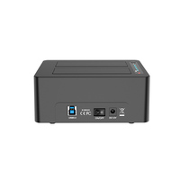 MAIWO Dual Bay Usb Clone Hdd Docking Station untuk Duplikator Hard Drive Sata dengan USB HUB Docking K3082H