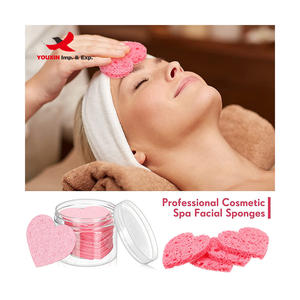 Esponjas Faciales en Forma de Corazón, Paquete de 60 Piezas, Esponja de Limpieza Facial y de Maquillaje, Precio Bajo, Gran Venta - Product Image 2