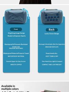 Toalla Refrigerante de Secado Rápido al por Mayor, Suave, Transpirable, Absorbente de Sudor Frío, con Caja de Almacenamiento, para Deportes, Running, Yoga, Gimnasio, Club - Product Image 3