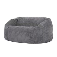 Pouf en tissu velours côtelé le plus vendu, doux et confortable pour salon, idéal pour l'hiver, décoration chaude, mobilier italien, design asiatique non rembourré