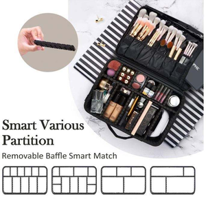 Custom Cosmetic Storage Bags <b>Cases</b> Fashionable Traveling Jewelry EVA <b>Cases</b> with Zipper Closure Portable <b>Makeup</b> Tool Luggage - Product Image 6