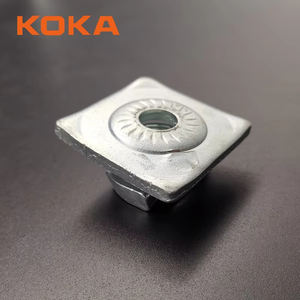 Écrou <span class=keywords><strong>de</strong></span> canal Unistrut galvanisé à chaud, prix d'usine, zincé, K1062, rondelle rapide - Product Image 2