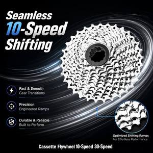 <span class=keywords><strong>Cassette</strong></span> de vélo universelle multi-vitesses résistante à l'usure, 10, <span class=keywords><strong>30</strong></span>, 32 dents, pour VTT, vélo de route et vélo à pignon fixe - Product Image 2