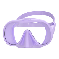 Masques de plongée sans monture en silicone, lunettes de plongée en apnée, lunettes de natation, lentilles de plongée en verre trempé, miroir de natation, équipement de plongée sous-marine