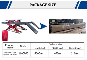 JINGLI JL6000D+S9 CE-Zertifizierte Hydraulische Scherenhebebühne 4,8m Spannweite 3D-Achsvermessung 110V/220V/380V Stromversorgung 12 Monate - Product Image 6