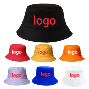 Gorro de Pescador de Algodón Reversible con Logotipo Personalizado, Gorra de Playa para Niños, Mujeres y Hombres - Product Image 1