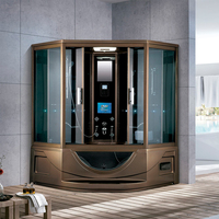 Cabine de douche à vapeur de luxe 8105, salle de spa, baignoire Yakozzy, cabine de douche avec TV pour la famille, hydromassage