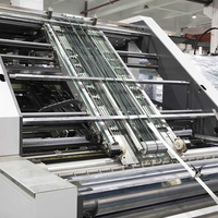 Machine de laminage de papier ondulé pour emballage de boutique, boîte en carton personnalisée en usine, entièrement automatique, haute précision, 150 m/min