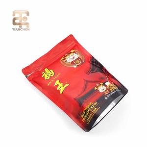 Guangdong TIANCHEN Custom Food Grade <b>Recyclable</b> Red Eco Friendly Reusable Zipper Tea Pouch Stand up <b>Bag</b> for Pet Food Chewing Gum - Product Image 2