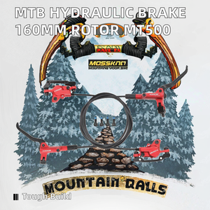 Frein à disque hydraulique pour VTT MEROCA, fabrication chinoise, rotor de 160 mm, <span class=keywords><strong>MT500</strong></span>, 2 pistons - Product Image 2