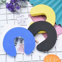 Protector de Puerta Antipinzamiento, Ecológico y No Tóxico, Antideslizante, Resistente al Viento, de Espuma Suave, Cortable y Personalizable