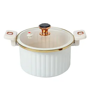 Tốt nhất bán men Cookware Set gang thông minh Micro Nồi áp suất với màu sắc khác nhau