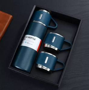 Presente do negócio Vacuum Flask Set 500ml Garrafa De Água Quente De Aço Inoxidável com Tampa Garrafa Térmica De Café Durável - Product Image 3