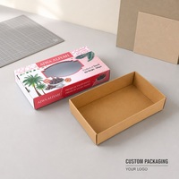 Boîte cadeau rigide personnalisée avec impression pour bijoux, cosmétiques, bougies – Solution d'emballage avec motif fraise (boîte supérieure et inférieure)