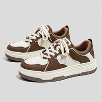 Chaussures Homme M088 – Nouveauté 2025 – Baskets Décontractées Polyvalentes pour Homme – Étudiant – Semelle Épaisse Antidérapante – Noir et Blanc – Chaussures de Sport pour Homme