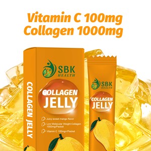 Gelée de collagène faible en calories, concentré de vitamine C et de mangue, soutien pour les cheveux, les ongles, la peau et les articulations, complément de collagène - Product Image 4