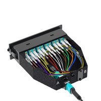 Boîtier de distribution de fibres optiques multimodes HAILE Factory Direct MPO-LC Cassette 24 ports OM3 OM4, panneau de brassage haute densité