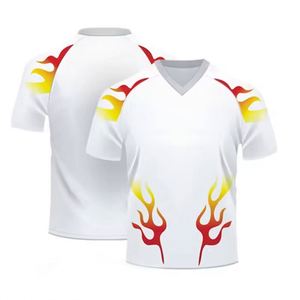 เสื้อฟุตบอลสั้นระบายอากาศสำหรับผู้ใหญ่แบบขายส่ง ปรับแต่งได้ตามต้องการ บริการ OEM พร้อมรับผลิตชุดฟุตบอลชายตามสั่ง 100% - Product Image 4