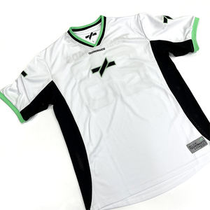 Camiseta de fútbol de malla personalizada, camisetas de fútbol de club con diseño de bordado de sarga de aparejos transpirables americanos - Product Image 2