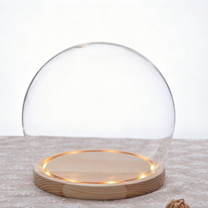 Campana Decorativa in <span class=keywords><strong>Vetro</strong></span> con Incisioni Religiose e Musicali, Copertura per Alimenti all'Ingrosso - Product Image 3