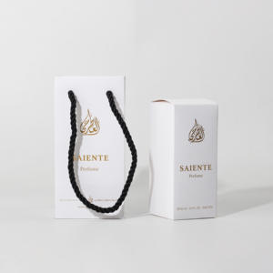 Boîte d'emballage <span class=keywords><strong>de</strong></span> parfum cosmétique biodégradable personnalisée, boîte cadeau pour soins <span class=keywords><strong>de</strong></span> la peau, boîte <span class=keywords><strong>de</strong></span> parfum en feuille d'or avec boîte - Product Image 2