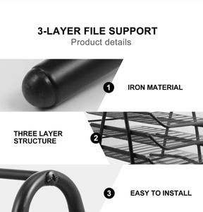Hot Bán Văn Phòng 8 Màu 2/3/4 Tầng Tập Tin Giá Bàn Organiser Khay Tài Liệu Bộ Sưu Tập Xếp Chồng Lưu Trữ Tập Tin Chủ Cho Văn Phòng - Product Image 3