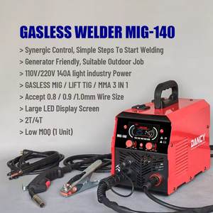 <span class=keywords><strong>Saldatrice</strong></span> MIG140 MIG Senza <span class=keywords><strong>Gas</strong></span> 110V/220V 3-in-1 Sinergica MIG/MMA/Lift TIG Inverter Macchina <span class=keywords><strong>per</strong></span> Saldatura MIG Senza <span class=keywords><strong>Gas</strong></span> <span class=keywords><strong>per</strong></span> Uso Domestico - Product Image 2