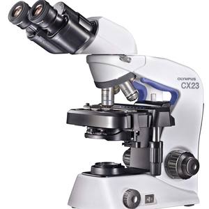 Microscope biologique Olympus Cx23 40x 100x avec éclairage LED, utilisation en laboratoire médical, avec convertisseur d'objectif - Product Image 1