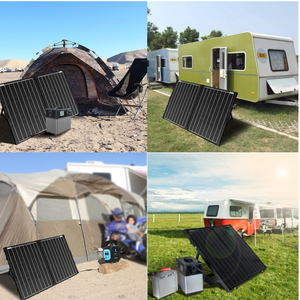 Panneau solaire pliable noir intégral SUNPOWER/ETFE 100W 120W 150W 200W 250W 300W, fabrication sur mesure en Chine - Product Image 5