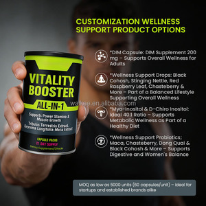 Fabricant de capsules énergétiques pour hommes, stimulant la vitalité et la croissance musculaire, tout-en-un, avec Maca, Tongkat Ali et Tribulus, en marque privée - Product Image 2