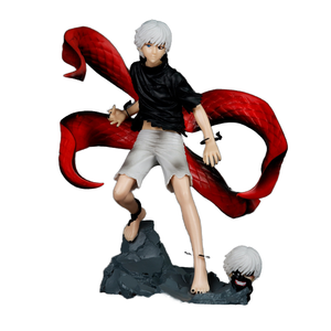 Figura de acción de PVC de juguete de dibujos animados, modelo coleccionable Jinmu con máscara de centipeda que cambia de cara - Product Image 1