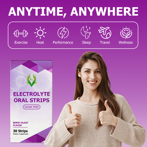 แผ่นอมละลายเกลือแร่ปราศจากน้ำตาล OEM รสเบอร์รี่ พกพาสะดวก - Product Image 3