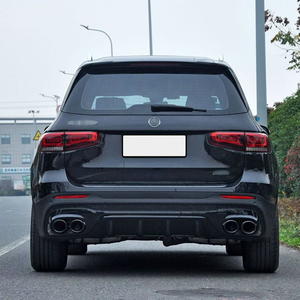 กันชนรถสำหรับ Benz <span class=keywords><strong>glb</strong></span> X247อัพเกรด GLB35กันชนหน้าพร้อมตะแกรง GLB45แผ่นกระจายแสง AMG พร้อมท่อไอเสีย - Product Image 5