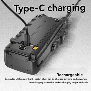 Baofeng Uv-18l Walkie-Talkie Dài Ngoài Trời không dây cầm tay <span class=keywords><strong>Radio</strong></span> một nút tần số thiết lập nhà sử dụng thông tin liên lạc - Product Image 6