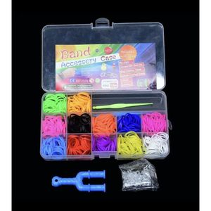 Kit de loisirs créatifs avec élastiques en plastique, crochets et pinces pour la fabrication de bracelets et de bijoux, fournitures DIY faites à la main SUNING - Product Image 4