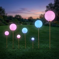 Balle tactile lumineuse colorée DC24V, balle tactile interactive lumineuse DC24V