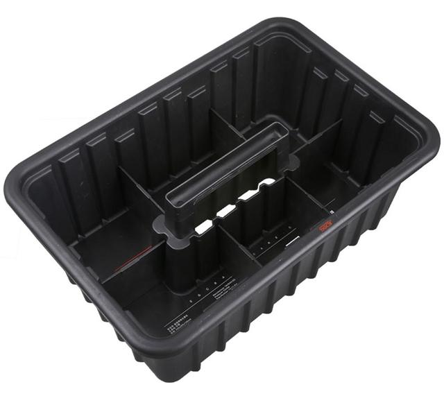SGCB Commercial Plastic Cleaning Tools Box Tote Caddy Removable Compartments