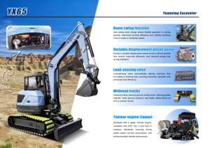 <span class=keywords><strong>Mini</strong></span>-excavatrices YUANXING avec bras pivotant, 6,5 tonnes, 1,8 tonne, 2 tonnes, cabine de pelle, norme EPA EURO 5, prix des <span class=keywords><strong>mini</strong></span>-excavatrices - Product Image 4