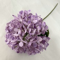 Fleurs artificielles en soie de haute qualité, hydrangeas en soie pour la décoration de mariage, hydrangeas en soie pour la décoration de fête de mariage