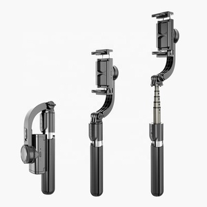 <span class=keywords><strong>L08</strong></span> Stabilisateur de cardan à axe unique anti-secousse Bâton de <span class=keywords><strong>selfie</strong></span> rotatif pliable avec trépied pour Smartphone - Product Image 4