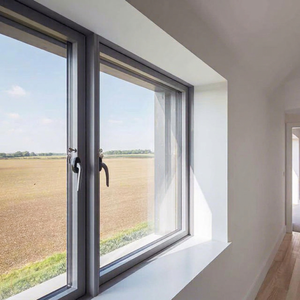 Fenêtres à battants modernes insonorisées en aluminium avec verre trempé et moustiquaire en acier inoxydable, installation facile - Product Image 1