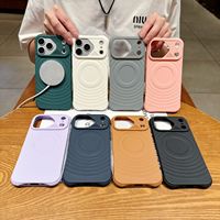 Coque Magnétique Antichoc avec Airbag pour iPhone 17 16 Pro Max, Recharge Magnétique Puissante, Housse Arrière Robuste, Coque de Protection Renforcée