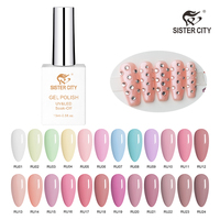Vernis Gel Base Caoutchouc 24 Couleurs Marque Privée 15ml – Bouteille DIY Style Français Non Toxique Écologique Longue Durée Produits Nail Art